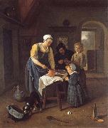 Jan Steen, A Peasant Family at Mel-time